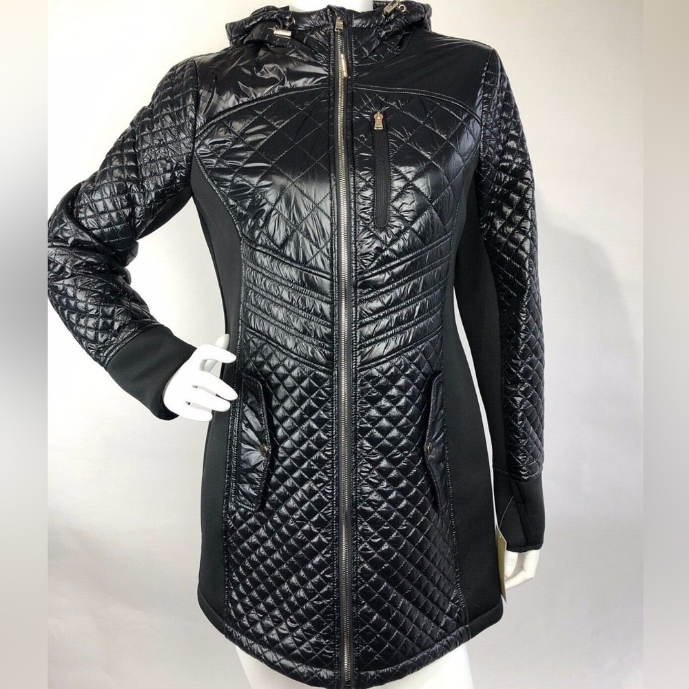New Women’s Michael Kors Puffer Jacket Bubble Moto Coat With Hooded!!🔥🔥🔥